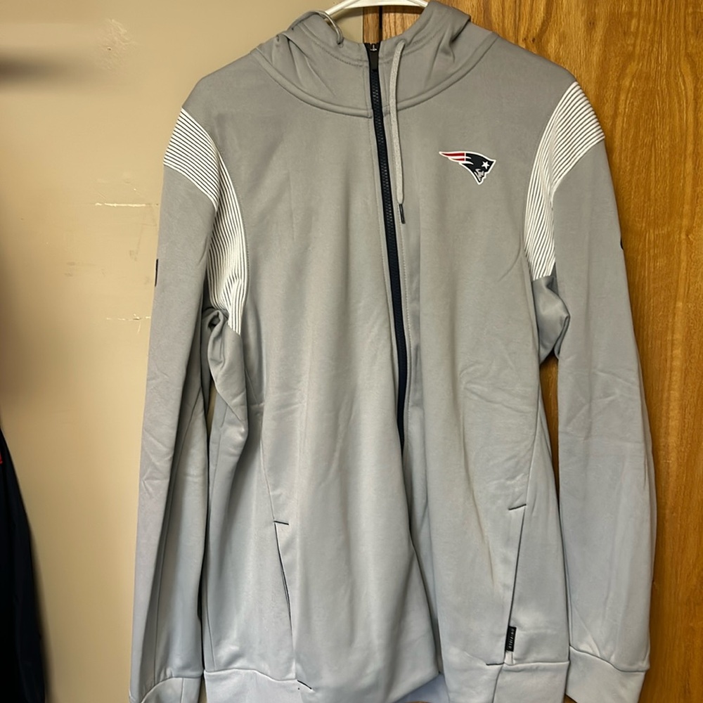 Nike New England Patriots Full Zip Hooded Sweatshirt